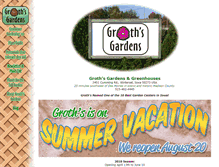 Tablet Screenshot of grothsgardens.com